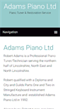 Mobile Screenshot of adamspiano.co.uk
